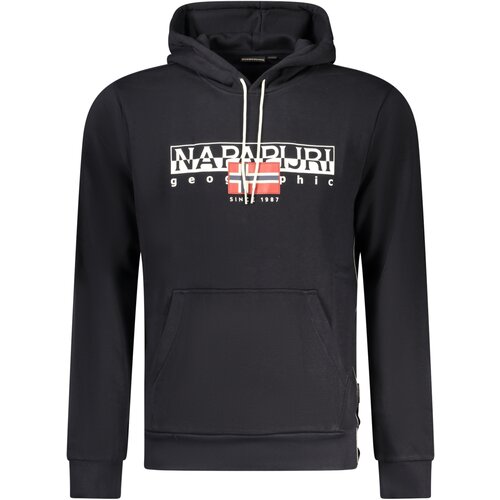 Napapijri SWEATSHIRT WITHOUT ZIP MEN BLACK Slike