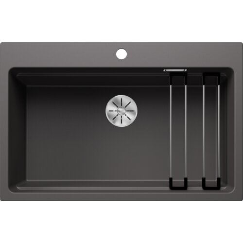 Blanco sudoper ETAGON 8 InFino SILGRANIT pribor inox nosači, bez dalj. upr. - KAMENO SIVA Cijene
