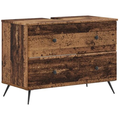 Kupaonski ormarić za sudoper BREDA Staro drvo 82 x 41 x 59 cm - Staro drvo Cijene