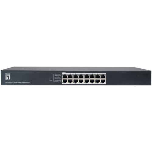  LevelOne GEU-1632 16-Port Gigabit Ethernet Switch, 4-Mode DIP Button, 19 Rackmount Unmanaged Switch Cijene