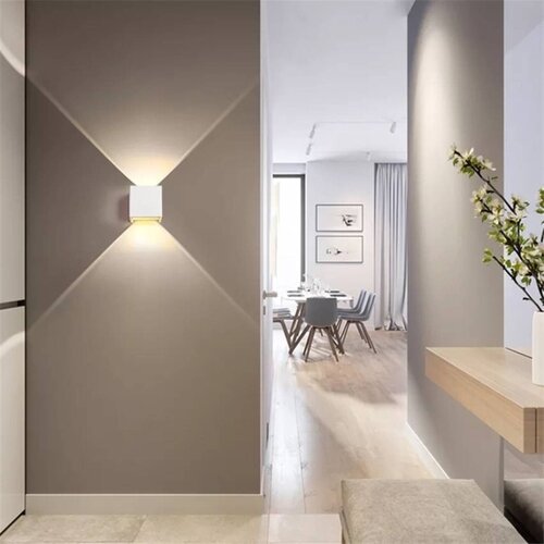  LED spolja&amp;scaron;nje zidno svetlo 2xLED/3W/230V IP54 belo Slike