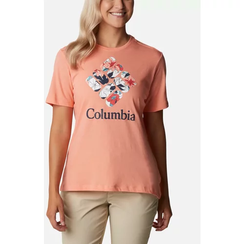 Columbia BLUEBIRD DAY RELAXED CREW NECK Ženska majica, boja lososa, veličina
