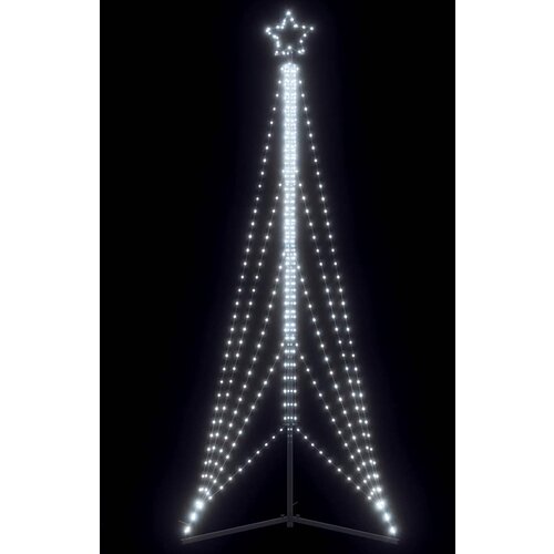 vidaXL Lučke za novoletno jelko 525 LED diod hladno bele 302 cm Cene