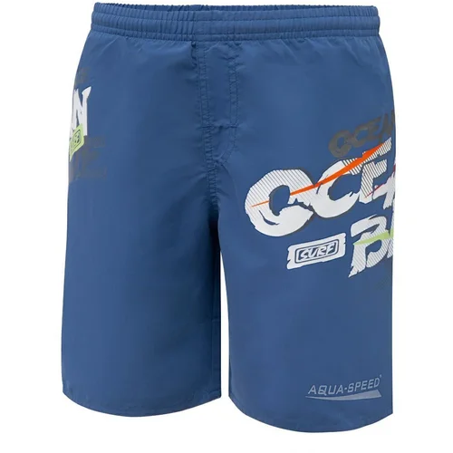 Aqua speed Kids's Swimming Shorts David Navy Blue