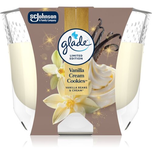 Glade Vanilla Cream Cookies di&amp;scaron;eča sveča 204 g Slike