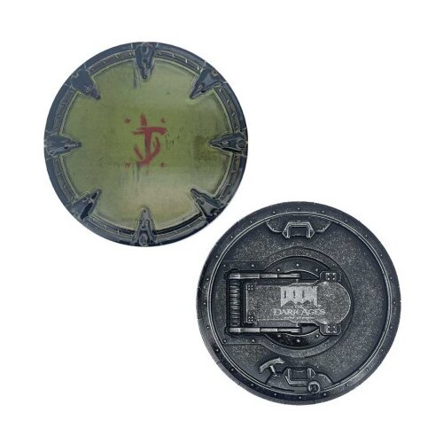 Fanattik DOOM: The Dark Ages - Saw Shield Medallion And Art Card ( 075072 ) Slike
