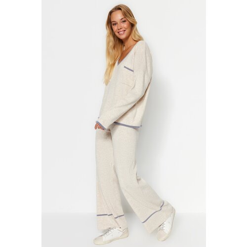 Trendyol Two-Piece Set - Beige - Regular fit Cijene
