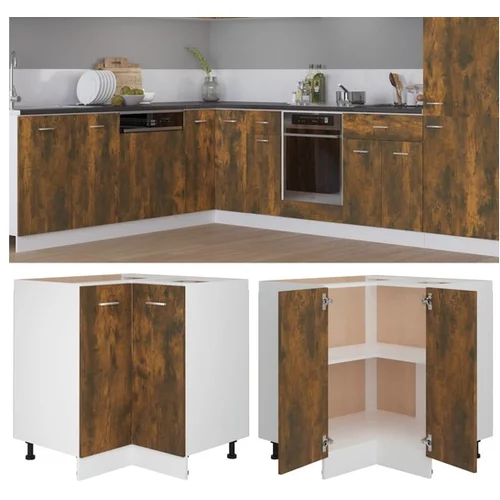  Kuhinjska omarica dim. hrast 75,5x75,5x80,5 cm inženirski les