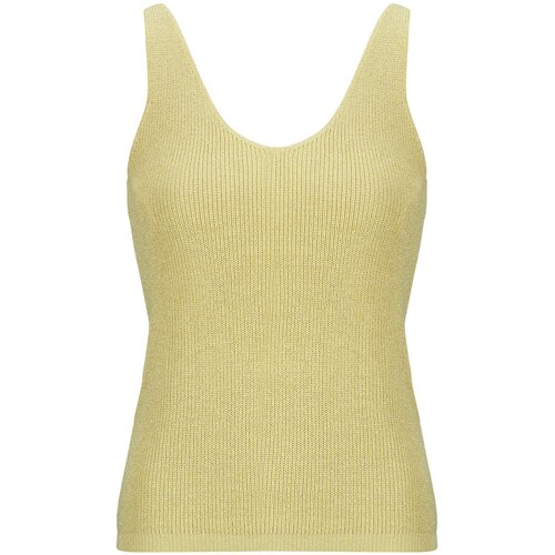 Vero Moda Majice brez rokavov VMNEWLEXSUN SHINE Rumena Slike