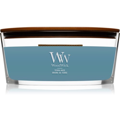 WoodWick Terra Haze dišeča sveča z lesenim stenjem (hearthwick) 453 g Cene