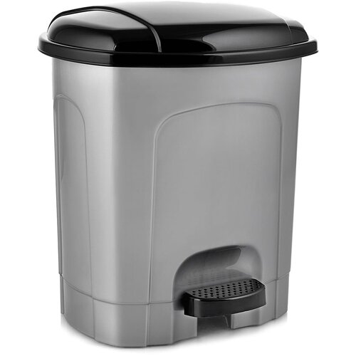 Orion Siv plastičen koš za smeti s pedalom 30 l – Cene