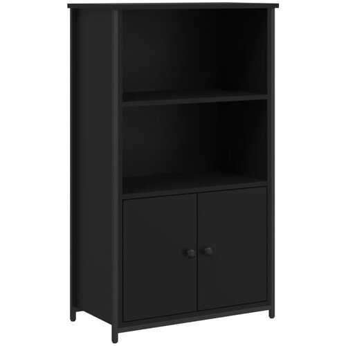 Maison Chic Visoka omara - Komoda - Predalnik črna 62x32x103,5 cm inženirski les, (21721678) Slike