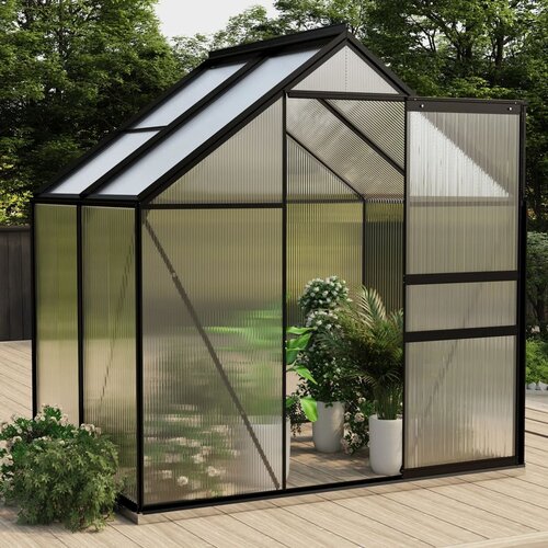 The Living Store Rastlinjak antracit iz aluminija 2,47 m&amp;sup3; - Rastlinjak, (21836867) Slike