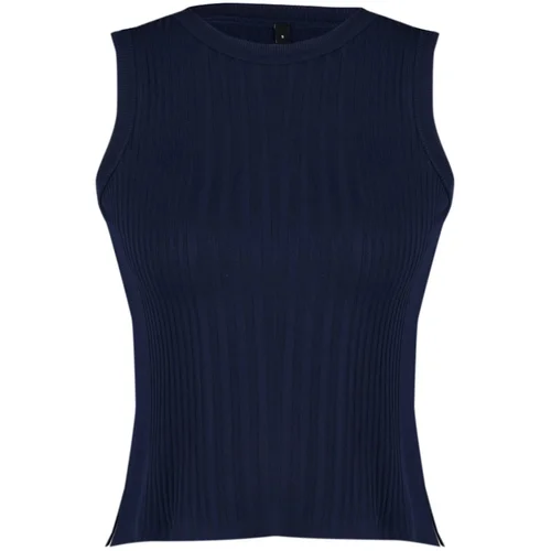 Trendyol Navy Blue Knitwear Blouse