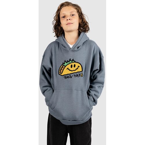 Volcom Voltaco Po Kids Pulover s kapuco blue wash Cene