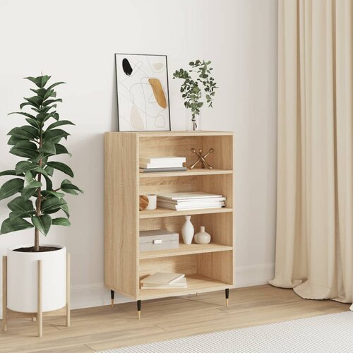  Visoka komoda boja hrasta sonome 57x35x90 cm konstruirano drvo Cijene