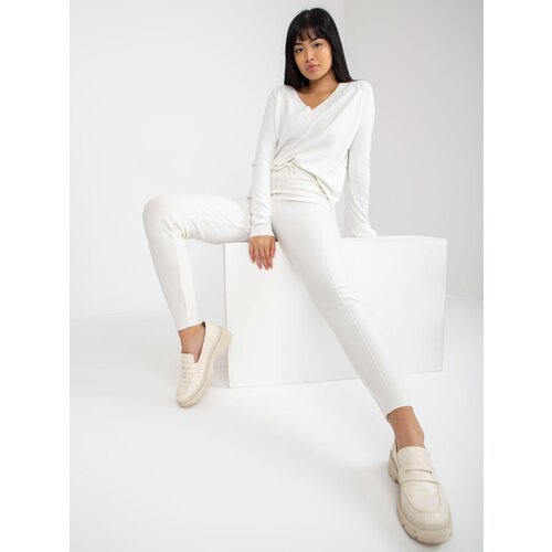 COCO ANGELO Trousers-VI-SP-20281.40P-ecru Cene