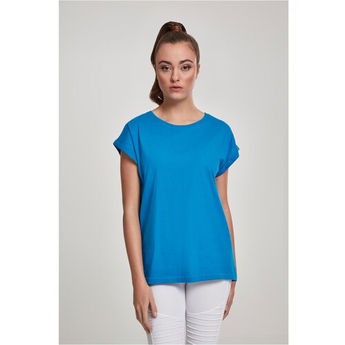 Urban Classics Women's T-shirt with extended shoulder hawaiianblue Slike