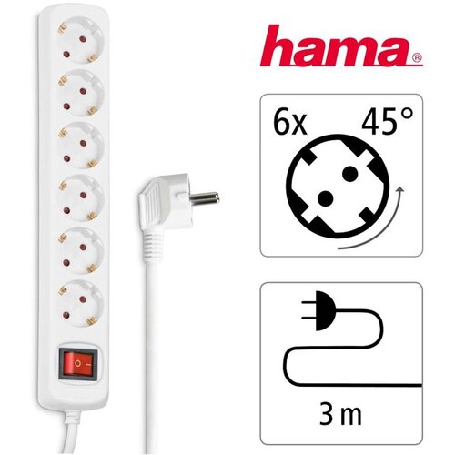  Produžni kabl HAMA 6 utičnica 3m Slike