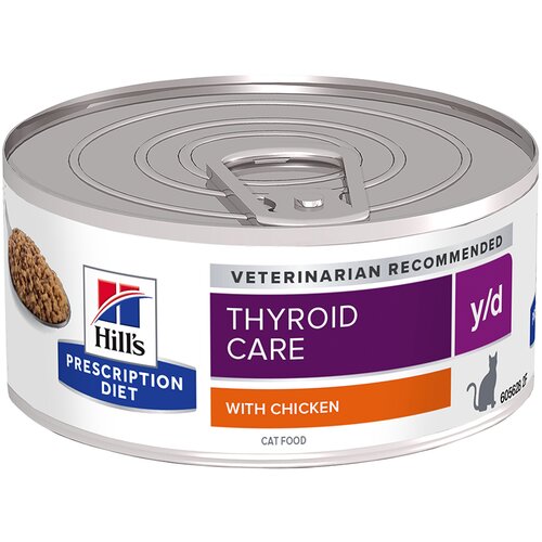 Hill&amp;rsquo;s Prescription Diet y/d Thyroid Care - 48 x 156 g Slike