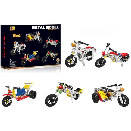 Merx Konstruktor motocikl 5 u 1 &ndash; 283 dela Cene