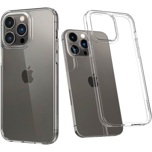Spigen Ovitek za iPhone 14 Pro Max iz dveh materialov, ultra tanek in ultra prosojen, serija Air Skin Hybrid, (20713897) Slike