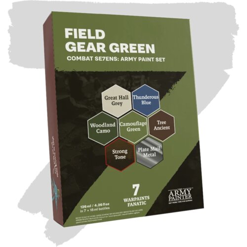 The Army Painter Combat Se7ens: Field Gear Green - 1 set Slike