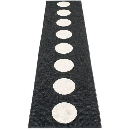 Pappelina Črno-bel zunanji in notranji tekač 70x300 cm Vera Black &amp;ndash; Slike