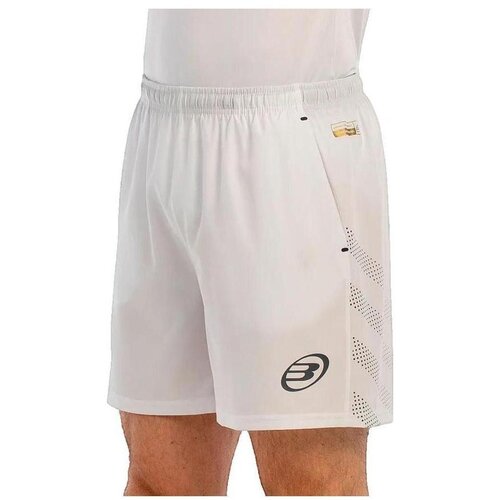Bullpadel Kratke hlače & Bermuda Shorts Premier Padel Brozo Blanco en polyester blanc Bela Cene
