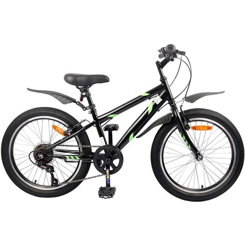  Dječji Bicikl 20 Inča 6-Speed za djecu od 6 do 11 godina Crna Cene