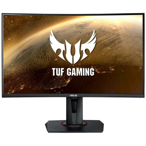 Asus ukrivljen monitor TUF Gaming VG27WQ 27inch Curved VA WQHD 2560x1440 16:9 165Hz 1ms MPRT Extreme Low Motion Blur FreeSync 2xHDMI 1xDP Cene