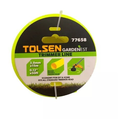 Tolsen najlon za trimer 3,0mm x 15m (77658) Slike