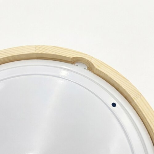  Stropno svetlo za kupatilo NATURAL MODERN 3xE27/15W/230V prečnik 37,5 cm borovina Slike