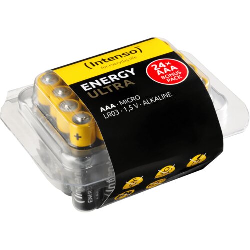  (Intenso) Baterija alkalna, AAA LR03/24, 1,5 V, blister 24 kom Cijene