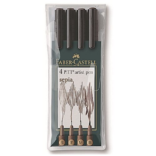  FABER CASTELL Mastilo za crtanje Pitt Art pen 4/1 167101 Cene