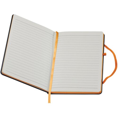  Notes A5 crte 80L &amp;scaron;amoa s gumicom Cuxhaven crno/narančasti Slike