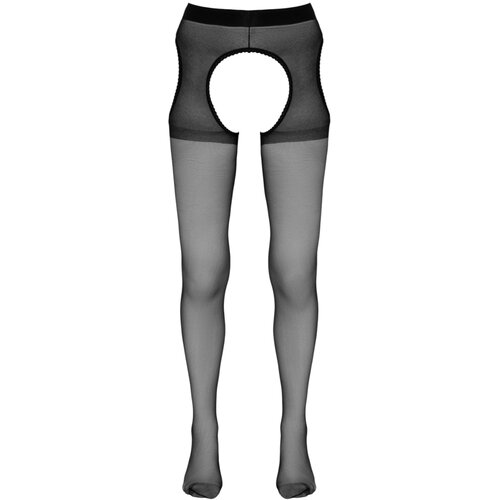 Cottelli odprte (crotchless) hlačne nogavice (črne) - L/XL Slike