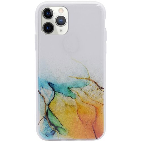  Maska za iPhone 12 Pro Max Water Spark transparent zlatno-plava Cene