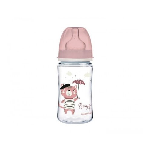 Canpol Bonjour Paris bočica za bebe 3m+ Pink 240 ml Cijene