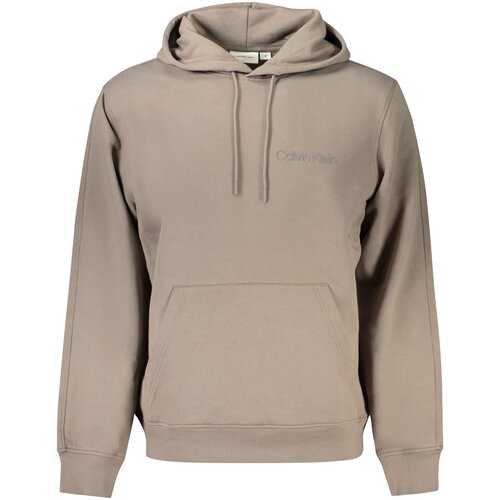 Calvin Klein MEN&amp;amp;#39;S BROWN ZIP-UP SWEATSHIRT Slike