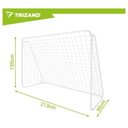Trizand nogometni gol 213 &times; 150 &times; 90 cm &ndash; metalni vrtni gol s mrežom Cijene