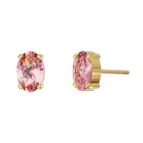 Victoria Cruz gemma pink gold mindjuše sa swarovski kristalom ( a4515-26dt ) Cene