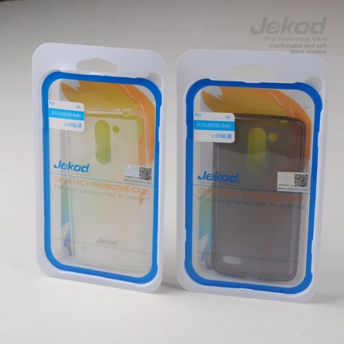 Jekod silikonski ovitek LG L Bello D331 / D335 prozorno črn TPU/TB + Zaščitna folija Cene