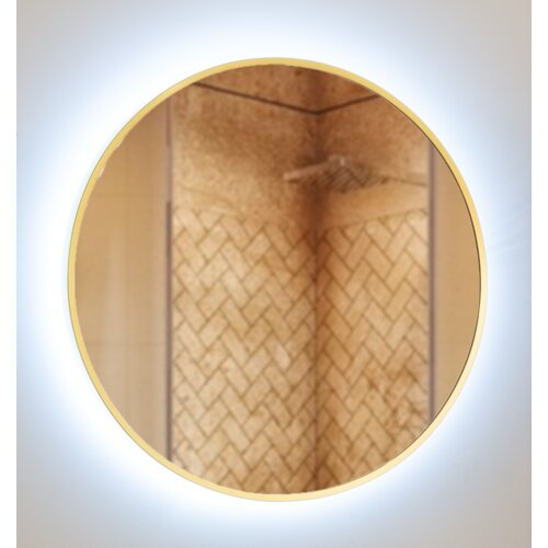 Ceramica lux ogledalo alu-ram fi60, gold, touch-dimer pozadinski- CL28 300026 Slike