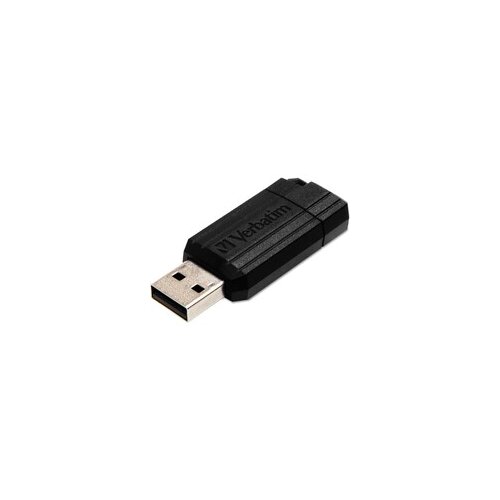 Verbatim 64GB Pinstripe USB 2.0 stick black Slike