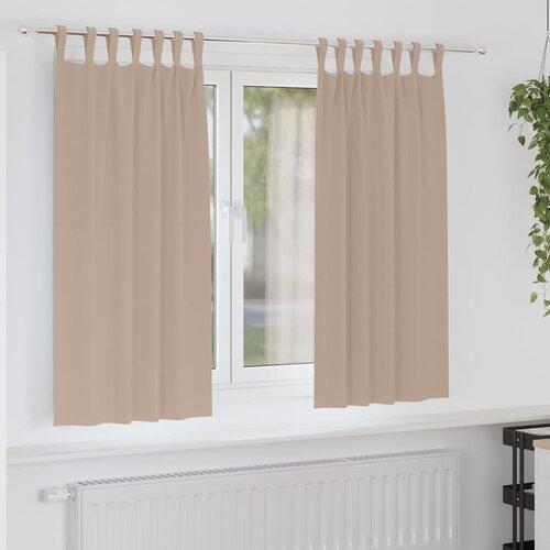  Zavjese za blackout s prstenovima 2 kom. Sivosmeđa 175 x 140 cm Cijene