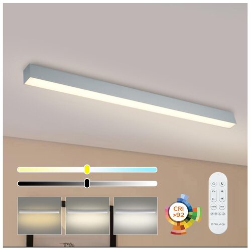  Brilagi - LED prigu&scaron;iva stropno svetlo SLEEKLINE LED/40W/230V Wi-Fi Tuya srebrno + daljinski upravljač Cene