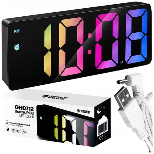 Dexxer lED RGB USB digitalna budilka s termometrom GH0712 Cene