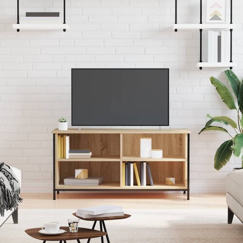 TV ormarić boja hrasta 100 x 40 x 50 cm od konstruiranog drva Slike