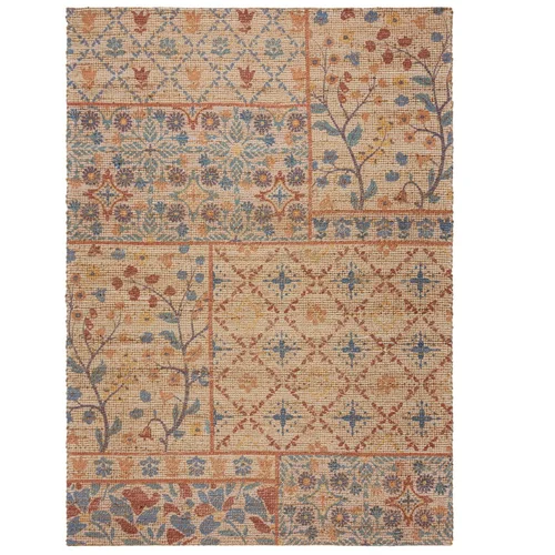 Flair Rugs Ručno rađen tepih od mješavine jute u prirodnoj boji 200x290 cm Taylor Patchwork –